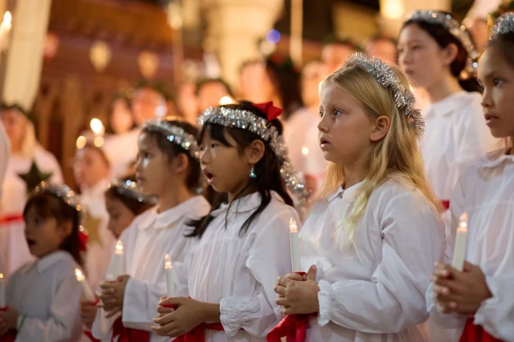 Photograph from Lucia Celebration 2023
