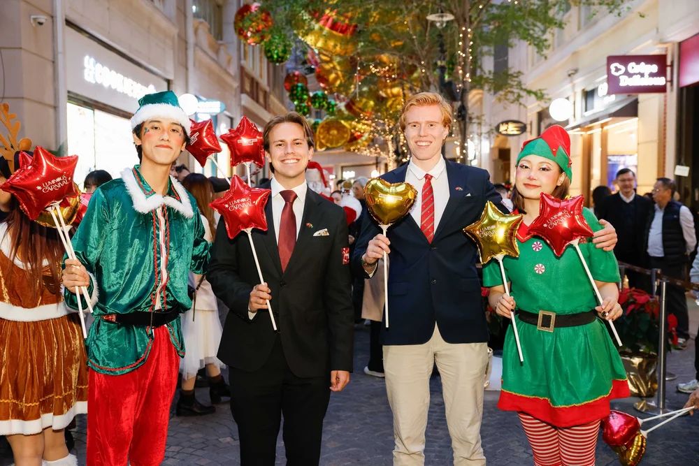 Photograph from Switch-on Ceremony at Lee Tung Avenue