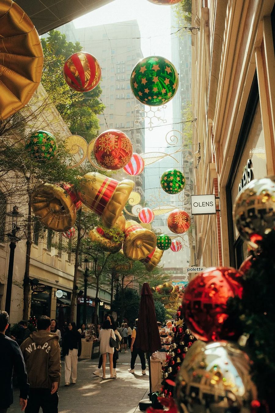 At the Nordic Christmas Market on Lee Tung Avenue